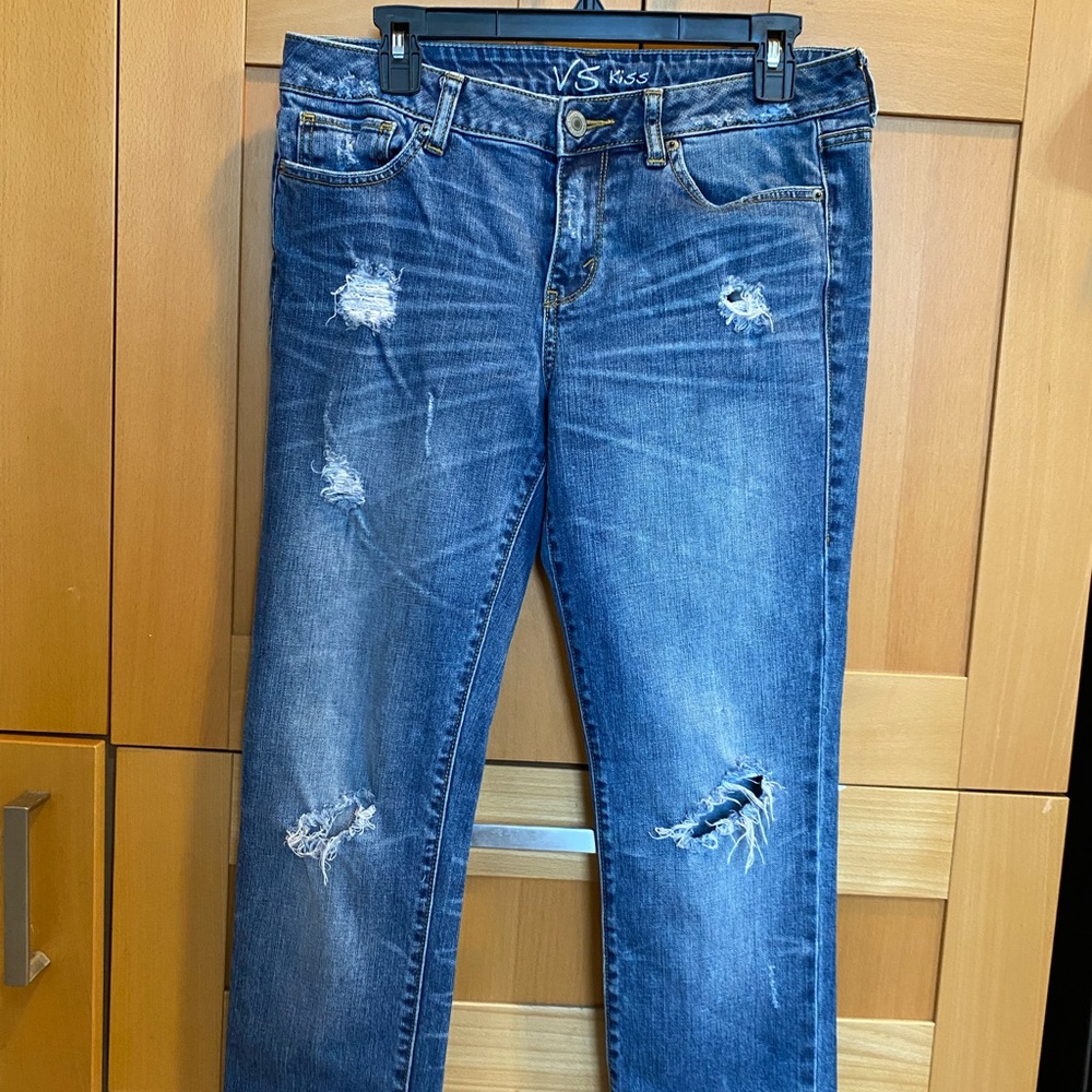 VS Kiss Women’s Size 10 Distressed Jeans